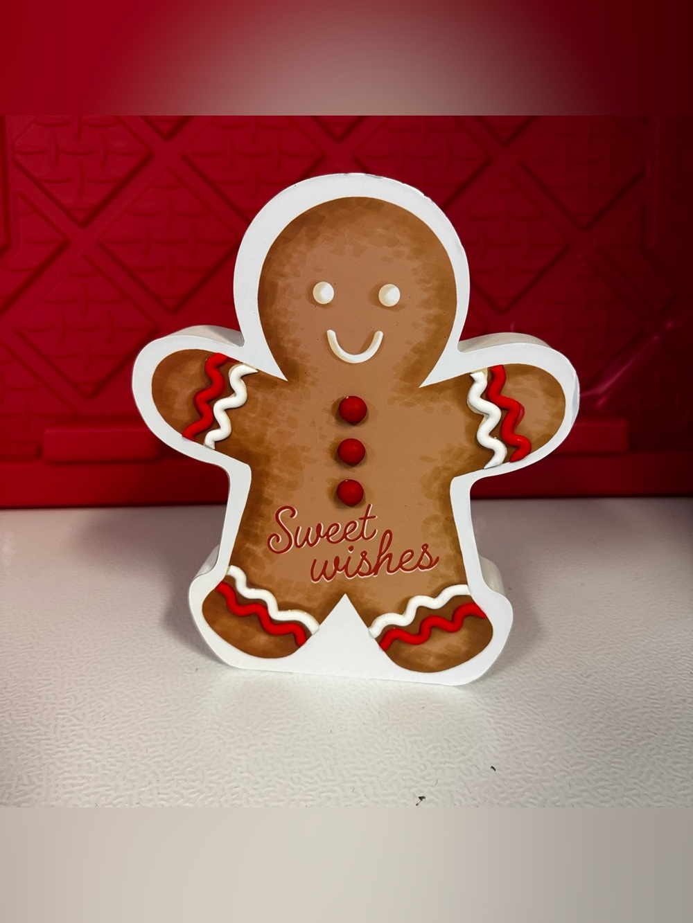 Eccolo Gingerbread 'Sweet Wishes' Holiday Figurine